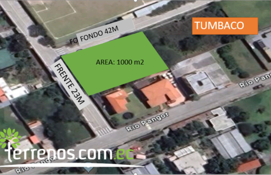 Terreno de venta en Tumbaco sector Hilacril 1.000 m2