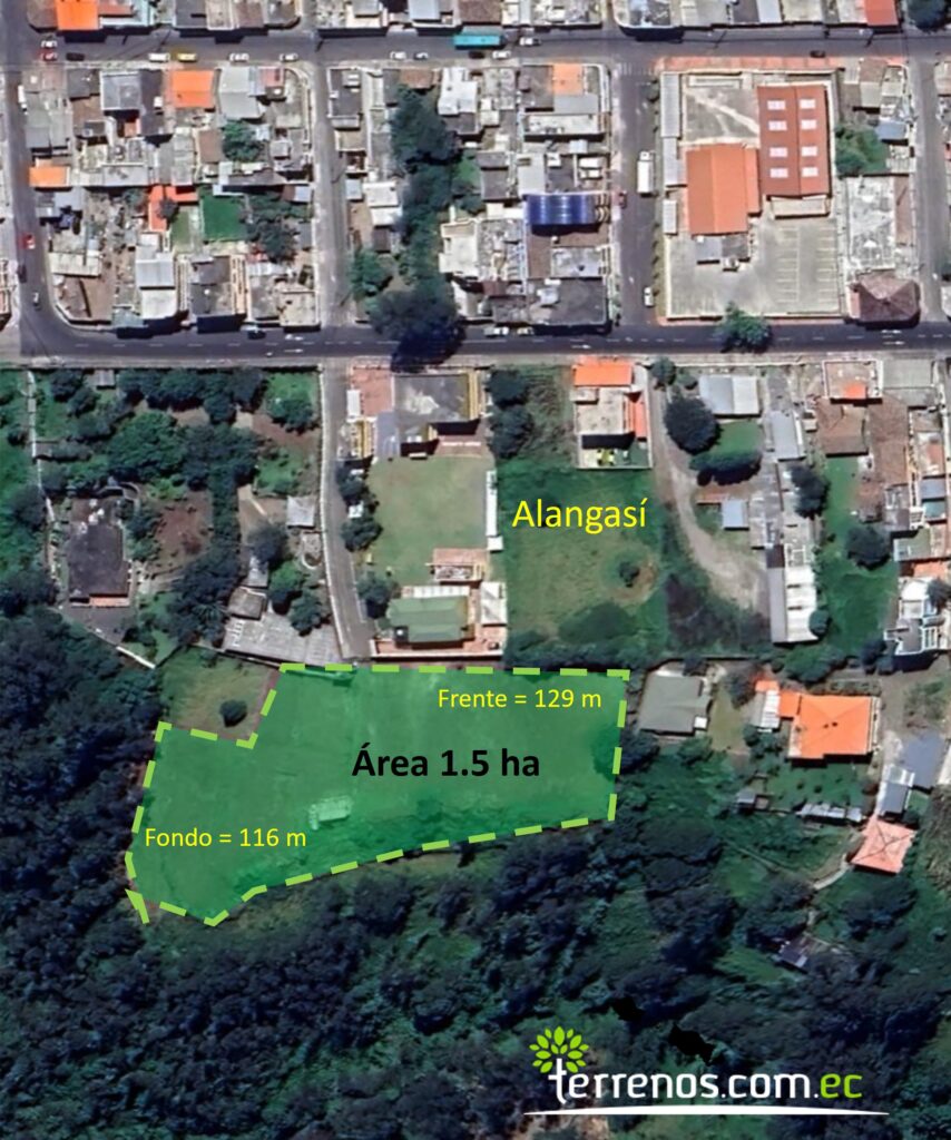 Vista adicional de terreno en venta en Alangasi, Quito, Pichincha