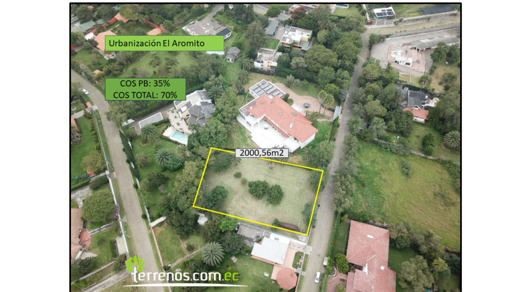 Vista adicional de terreno en venta en Cumbayá, Quito, Pichincha