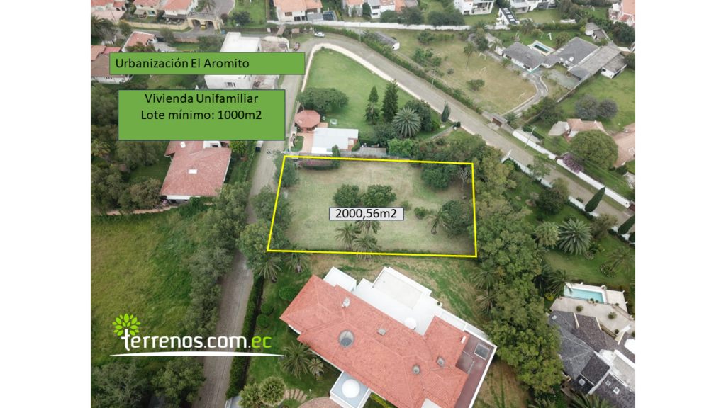 Vista adicional de terreno en venta en Cumbayá, Quito, Pichincha