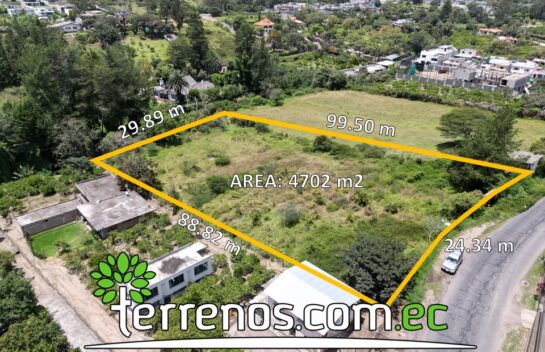 Terreno de venta en Puembo 4.702 m2 para proyecto inmobiliario