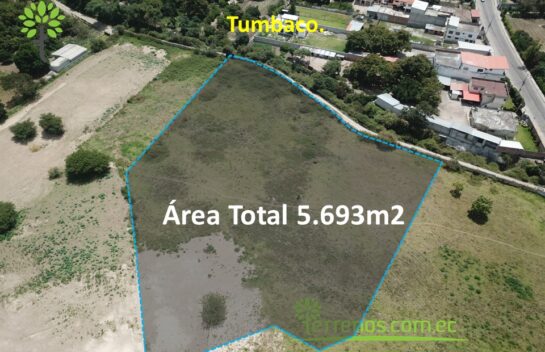 Terreno de venta, 5.693 m2 Tumbaco, Gonzalo Pizarro.