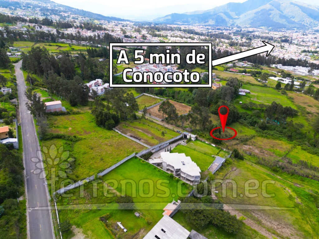 Vista adicional de terreno en venta en Conocoto, Quito, Pichincha