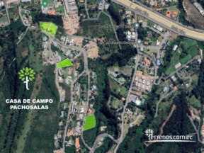 Terrenos bifamiliares de 2.500m en exclusiva urbanización Casa de Campo en Pachosalas Tumbaco