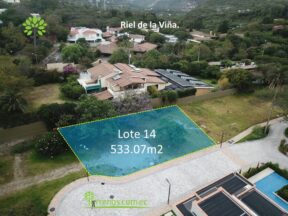 Venta de terreno, 533m2 Urbanización Riel de la Viña, dentro de la Viña.