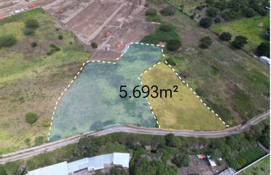 Terreno de venta en Tumbaco de 5.693m2, sector Collaquí