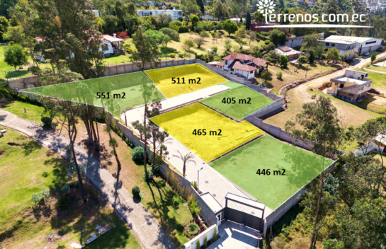 Terrenos de venta desde 405m en San Juan de Cumbayá