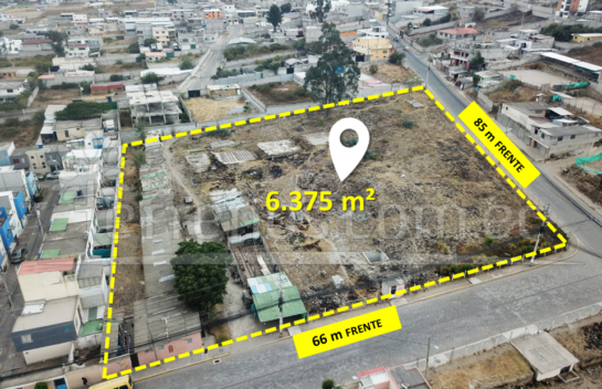 Terreno de venta en Calderón 6.375m² sector Zabala ideal para proyecto