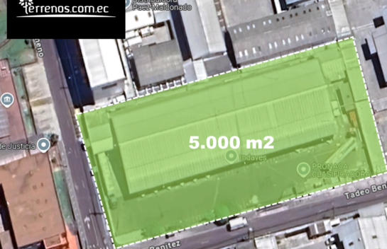 Terreno de venta de 5.000 m2 esquinero en Ponceano