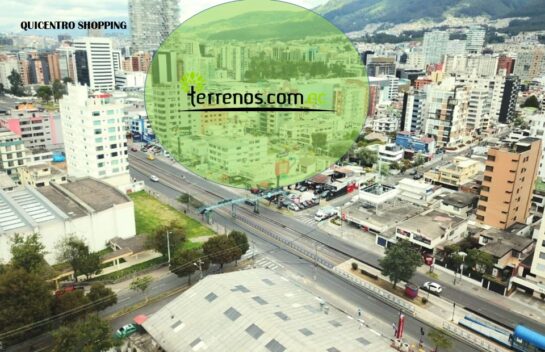 Terreno de venta en La Carolina 600m2 Av. 6 de Diciembre Quicentro Shopping