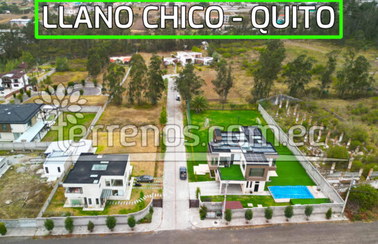 Terreno de venta 1.000 m2 urbanizado Lotización LLano Chico