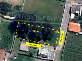 Terreno de venta en Amaguaña 1.100 m² Antiguo camino a Conocoto