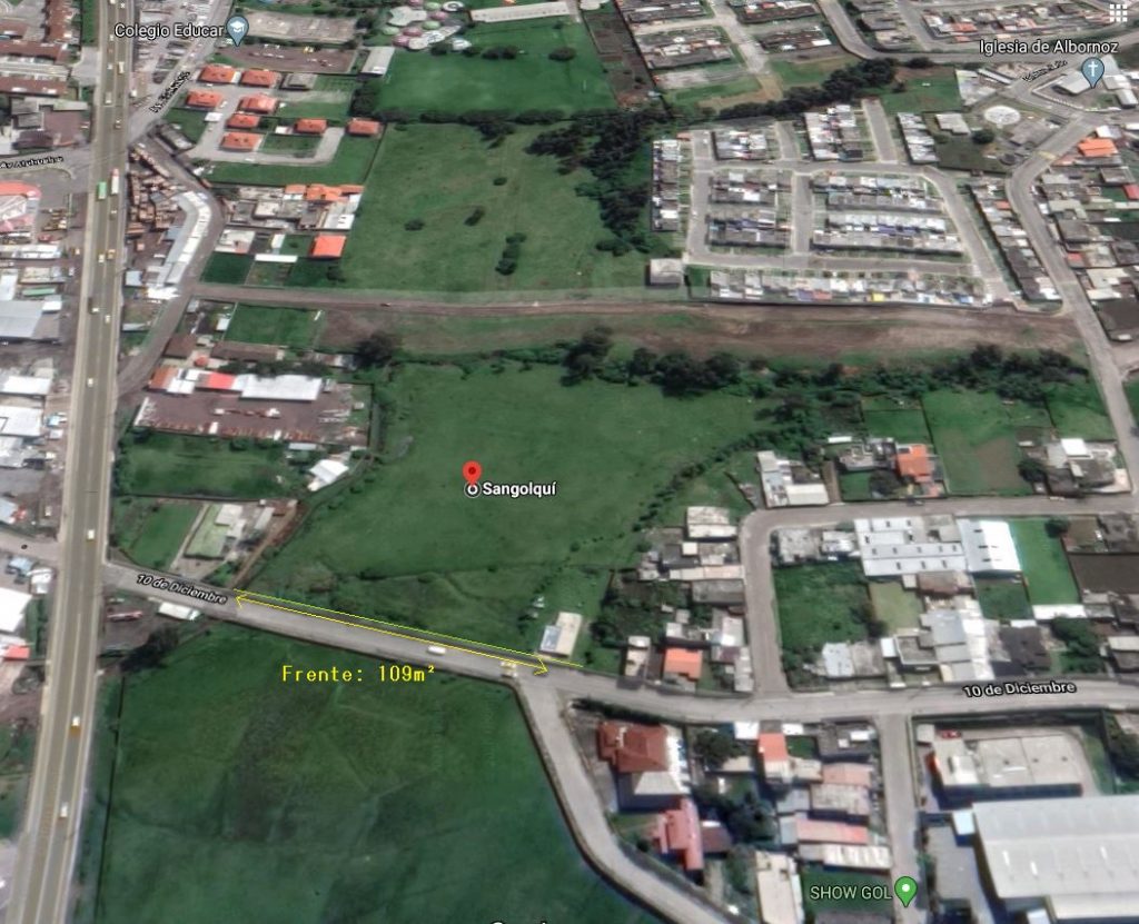 Vista adicional de terreno en venta en Sangolquí, Rumiñahui, Pichincha