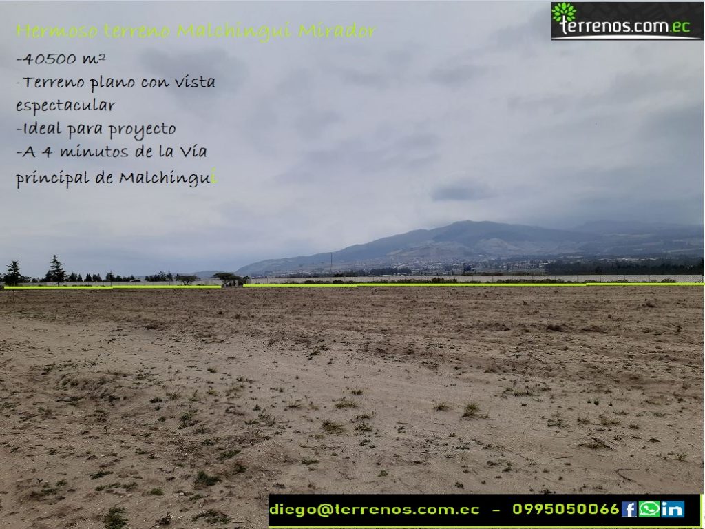 Terreno en venta en Malchingui, Pedro Moncayo, Pichincha