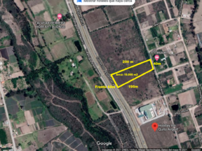 Venta de Terreno 10.000 m2 Tababela sobre Corredor Alpachaca