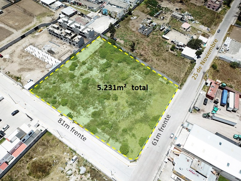 Vista adicional de terreno en venta en LLano Grande, Quito, Pichincha
