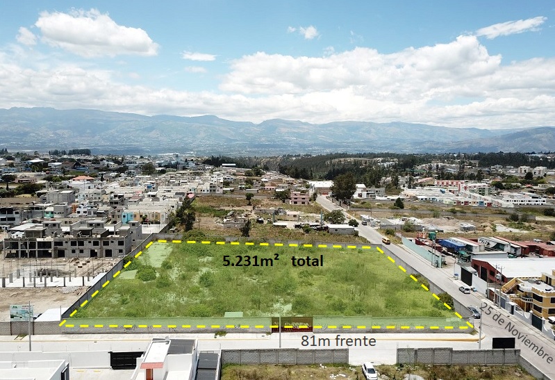 Vista adicional de terreno en venta en LLano Grande, Quito, Pichincha