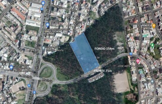Terreno de venta en Cotocollao 11.000 m2 uso de suelo Equipamiento