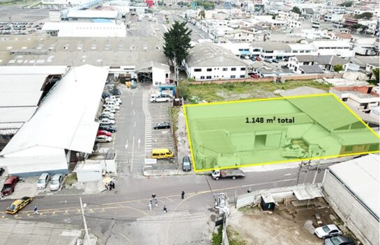 Terreno en venta sector Bicentenario 1.148m² – Antiguo aeropuerto