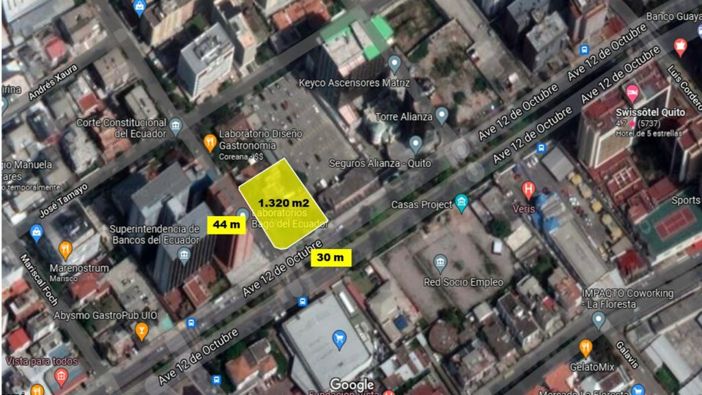 Terreno en venta en La Floresta, Quito, Pichincha