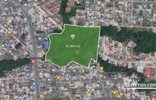 Terreno de venta de 52.304 m2 en Santo Domingo de los Tsáchilas
