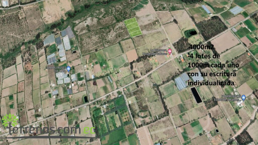Terreno en venta en Tabacundo, Pedro Moncayo, Pichincha