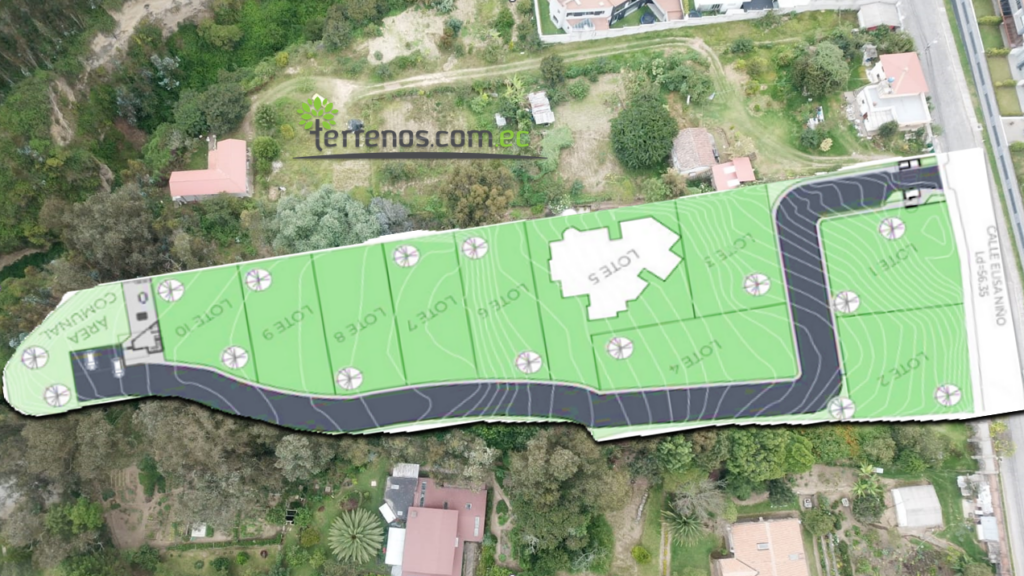 Vista adicional de terreno en venta en Cumbayá, Quito, Pichincha