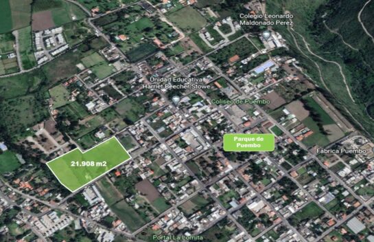 Terreno de venta en Puembo de 21.908 m2 cerca al Parque Central