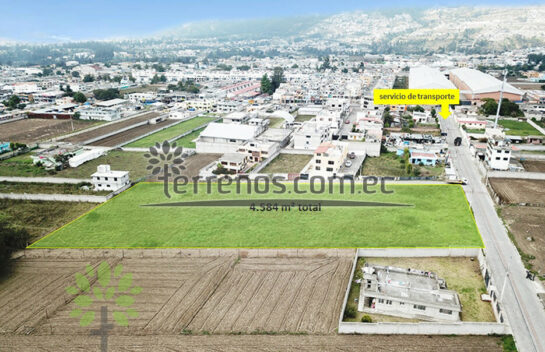 Terreno de venta en Llano Grande 4.584 m² sector Calderón