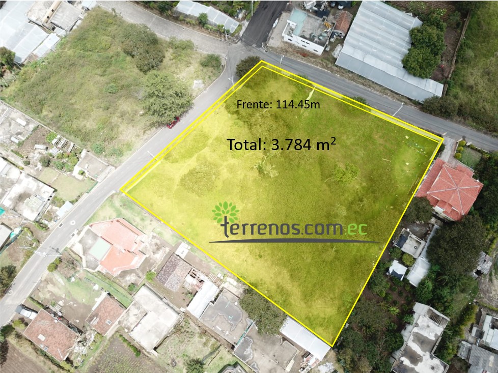 Terreno de venta en Nayòn de 3.784m2, sector Inchapincho