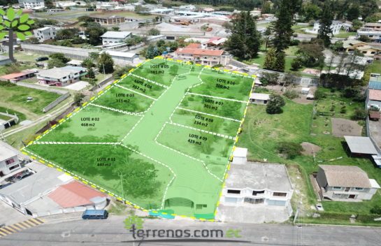Terrenos de venta 381m2, Urbanización privada en la Merced, Valle de los Chillos