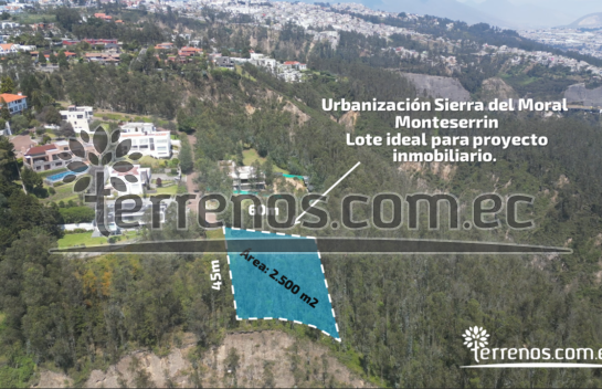 Terreno de venta en 2590 m2, Urbanizacion Sierra del Moral, Monteserrin
