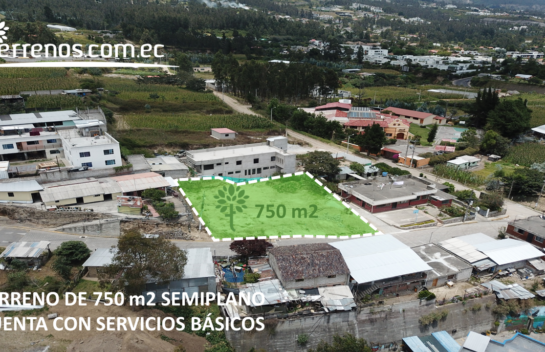 Terreno de venta 750 m2, independiente en Lumbisi –  Cumbaya.