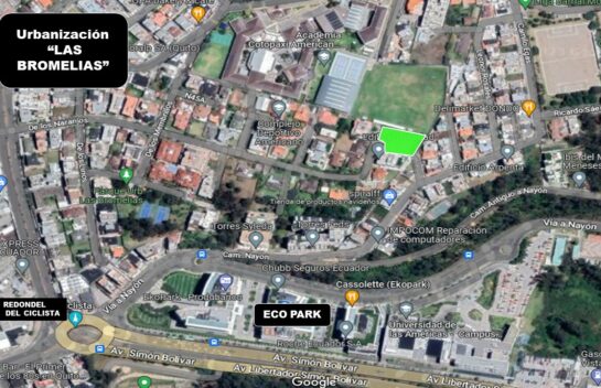 Terreno de venta en Monteserrín de 1.620m2 en Urbanización Las Bromelias