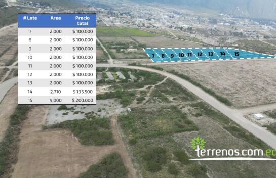 Terreno de venta en Calacalí 4.000 m2 industrial I3, Hipodromo Dos Hemisferios.