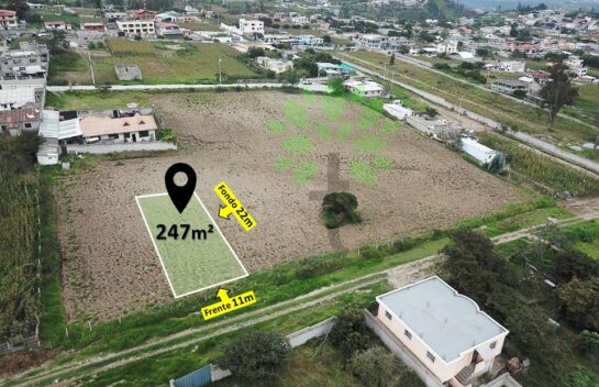 Terreno de venta en Llano Grande 247 m² sector Calderón