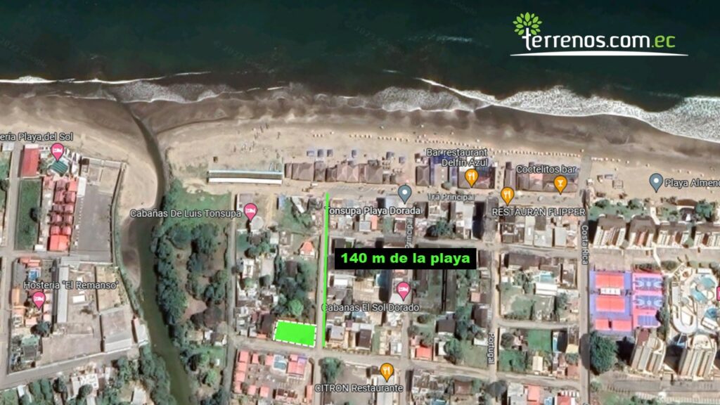 Vista adicional de terreno en venta en Tonsupa, Same, Esmeraldas