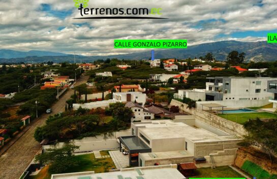 Terreno de venta Tumbaco 937m2 Urbanización sector de la Viña del Río, a 8 minutos de Cumbayá