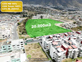 Terreno de venta en Calderón 20.000m2, Sector San José de Moran a dos cuadras de la extensión de la Simon Bolivar