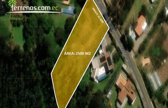 Terreno de venta en Nayón 2500m2, viable para proyecto habitacional