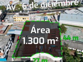 Terreno de venta en la Kennedy 1.300 m2, sector Coop. Monserrat, Av. Juan Molineros