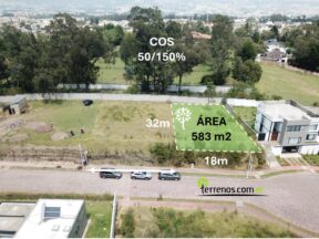 Terreno de venta en Sangolquí 583 m2 Urbanización Navarra 2